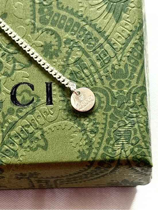 Gucci Sterling Silver 925 Chick Necklace - Aged Finish Animalier Collection. - Picture 5 of 5